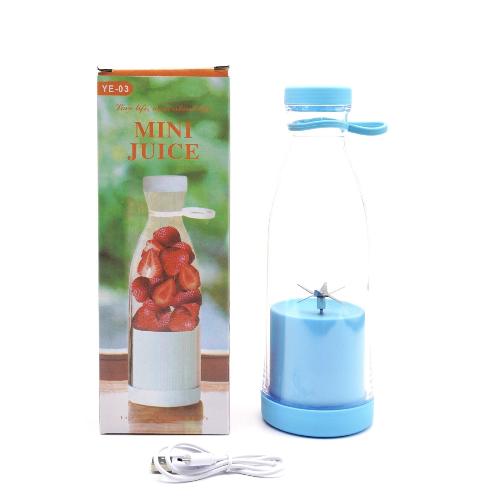 3b5bd26d-2dd1-4f50-b5ed-1fddf45b3519.jpg Electric USB Wine Bottle Juicer Cup 6-leaf Cutter Head Household - Image 10