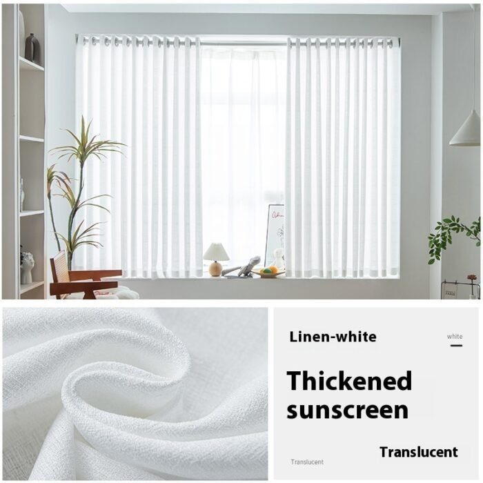 Simple Household Use Sunshade Light Transmission Nontransparent Curtain - Image 6