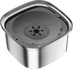 Pet Stainless Steel Water Bowl Large Capacity Floating - Image 4