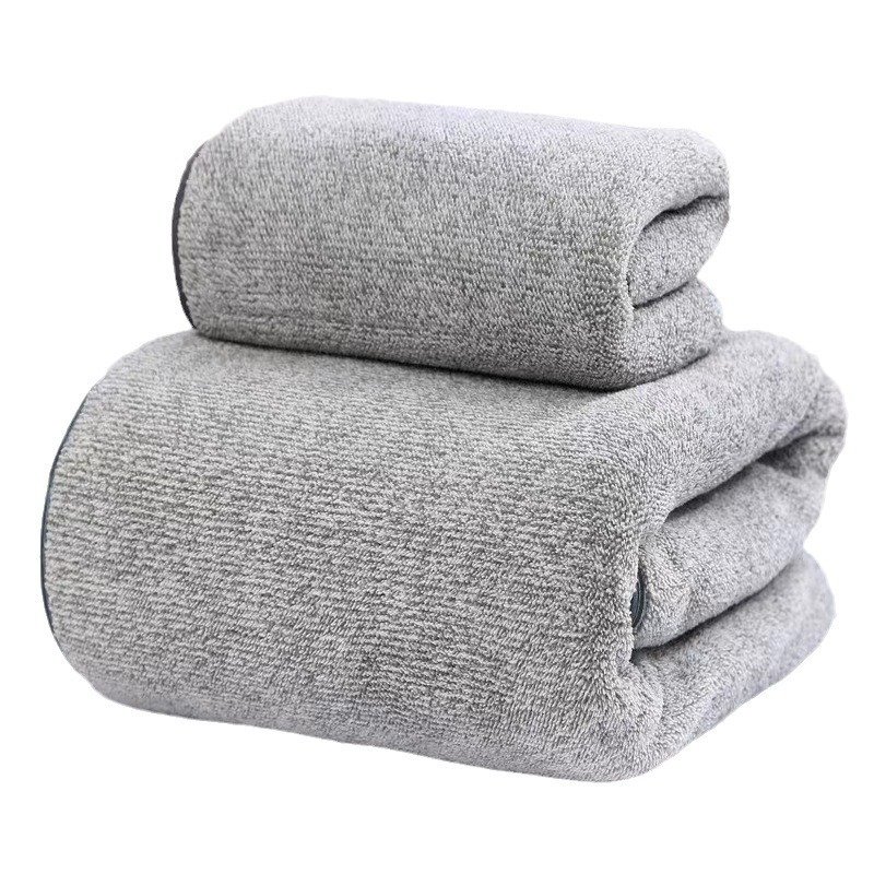 3ee36850-2bbf-450e-a61c-9e8471a532ac.jpg Thick Bamboo Charcoal Fiber Coral Fleece Towels Suit - Image 5