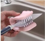 U-Shaped Knife And Cutlery Cleaner Brush Home Kitchen Cleaning Brushes Bristle Scrub Kitchen Washing - Image 7