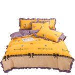 Cotton Floral Duvet Cover Bed Sheet Bed Skirt Three Or Four Piece Suit - Image 7