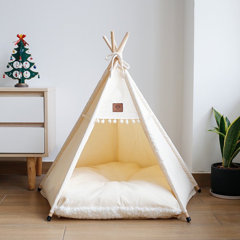4358b712-c2d5-4075-984b-6b18a20193b5.jpg Upgraded Version Four Seasons Pet Cat Dog Tent - Image 8