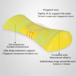Pregnant Woman Sleeping On Bed To Support Lumbar Cushion - Image 10