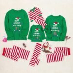 Homewear Pajamas Set Christmas Doll Print