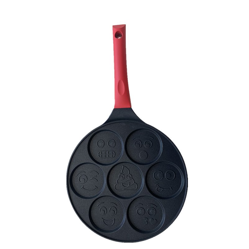 4910724777520.jpg Aluminum Alloy Frying Pan Non-stick  Seven-hole Breakfast pan - Image 7