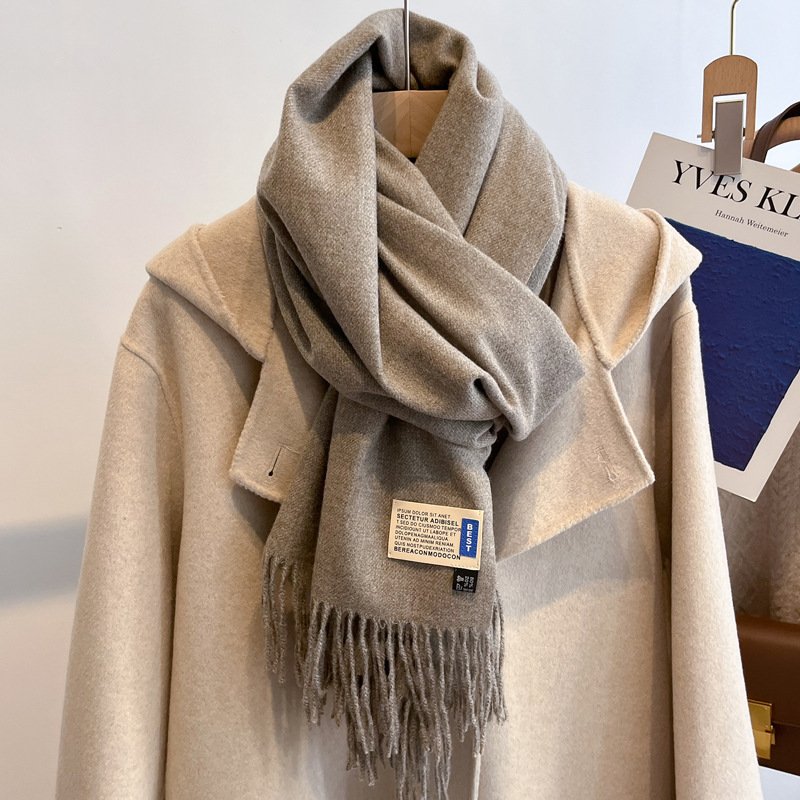 4bcf7e3b-07e6-4445-a501-ae09907ddab4.jpg High-end Versatile Shawl Warm Thickened Scarf Dual-purpose - Image 7
