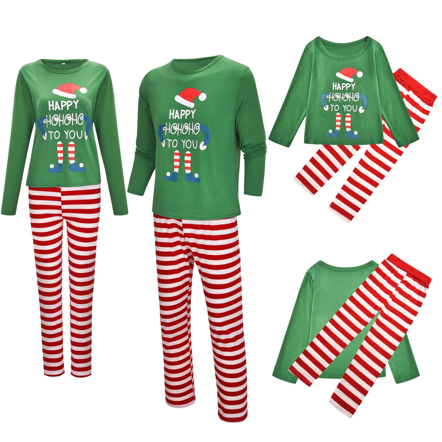 4c730117-4763-4718-b76b-3f456c9a98fd.jpg Homewear Pajamas Set Christmas Doll Print - Image 2