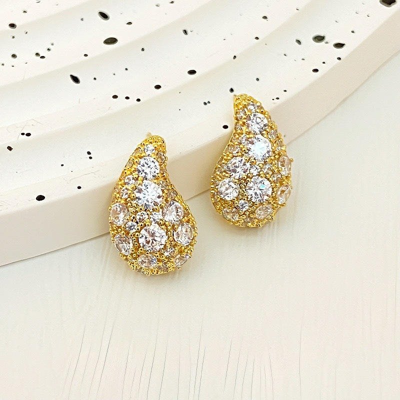 4fb78f58-9466-4bf2-a65a-a8e874fb2a50.jpg Retro Super Shiny Crescent Water Drop Zircon Temperament Silver Ear Studs Female Earrings - Image 7