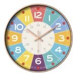Early Education Cartoon Mute Children's Time Management Quartz Home Wall Mounted Clock - Image 5