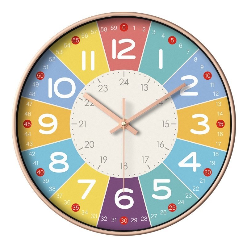 515361e8-5d82-415f-8c02-8ce7a209ada8_trans.jpeg Early Education Cartoon Mute Children's Time Management Quartz Home Wall Mounted Clock - Image 5