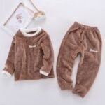 Children's Suits Autumn And Winter Velvet Men And Women - Image 6