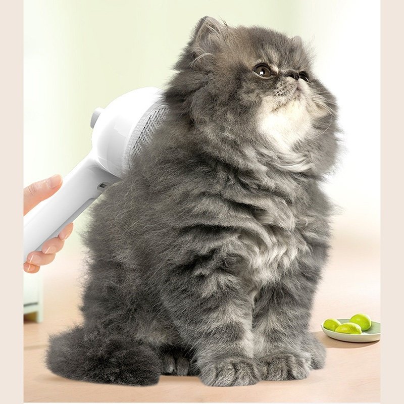 51cdd4a1-cdd6-461f-a5d9-d63ea8a8f1ec.jpg Pet Comb Self Cleaning Pets Hair Remover Brush For Dogs Grooming Tools Dematting Comb Built-in Mist Humidifier Pet Products - Image 6