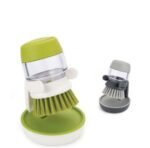 Dishwashing And Pot Washing Brush With Liquid Soap For Tableware - Image 3