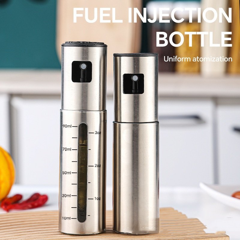 5768dee7-ef94-43ec-893d-eb91565135b2.jpg Fuel Spray Can Household Kitchen Supplies Artifact Stainless Steel Oil Injection Bottle Spice Bottle Spray Press Type Barbecue Oil Bottle Kitchen Gadgets - Image 3