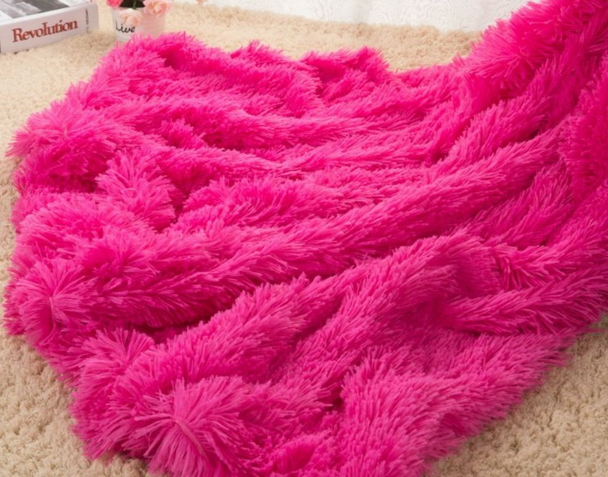 5852592552528.jpg Plush Blanket Double-layer Blanket Multifunctional - Image 1