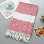 Handmade Tassel Blanket Turkish Beach Towel - Image 9