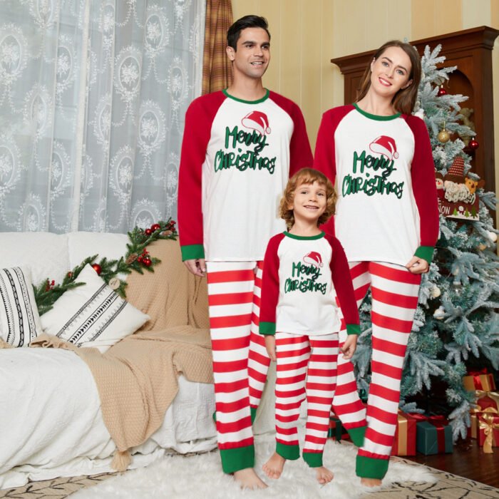Clothes For The Whole Family A Family Of Four Stripes Christmas Suit - Image 1