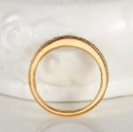 Exclusive love ring European and American style wedding ring 18K gold high-grade AAA zircon ring - Image 3