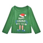 Homewear Pajamas Set Christmas Doll Print - Image 3
