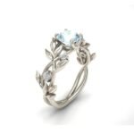 European and American fashion zircon jewelry Princess engagement ring - Image 2