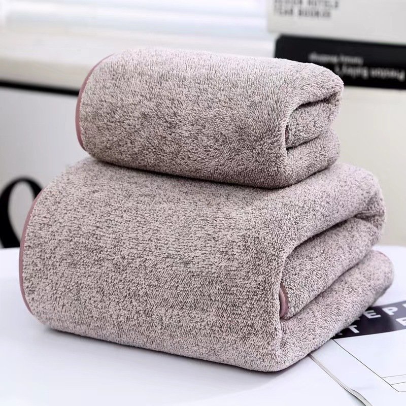 61a7cbd4-f3aa-4358-b886-b7b5b29bacb4.jpg Thick Bamboo Charcoal Fiber Coral Fleece Towels Suit - Image 2
