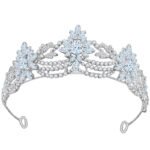 New European And American 3A Zirconia Bridal Wedding Crown - Image 5