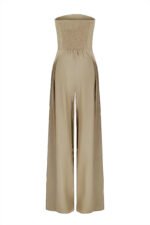 Loose Tube-top Jumpsuit Ins Fashion Backless Wide Leg Long Pants Overalls Women's Clothing - Image 8