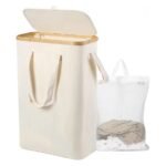 Oxford Cloth Dirty Clothes Folding Dirty Clothes Basket Dustproof With Cover Storage Basket - Image 8