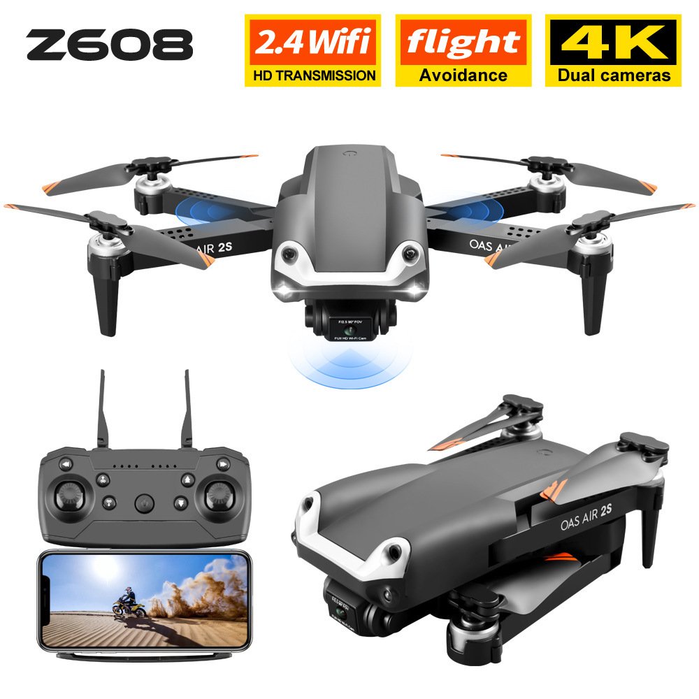 67704fc3-0a60-4bb4-98ea-880aea34bf8b.jpg UAV Folding Four Axis 4K High Definition Dual Camera Aerial Model - Image 3