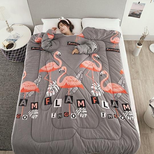 6864048912520.jpg Winter Lazy Quilt with Sleeves - Image 4