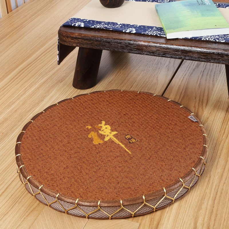 6944534435600.jpg Zabuton Meditation Chair, Japanese Tatami mat, Zabuton straw cushion - Image 1