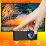 YT100 Home Mini Portable Mini Projector HD Home Wireless Mini Phone Projection - Image 5