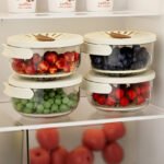 Fruit Drain Basket With Lid Vegetable Washing Bowl Foldable Handle Cleaning Colander Plastic Refrigerator Crisper Kitchen Box Kitchen Gadgets - Image 6