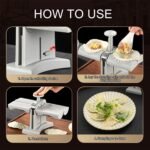 Dumpling Mould Double Head Dumpling Mold Lazy Artifact Manual Press Noodle Dumpling Maker Kitchen Accessories Dumpling Maker - Image 3