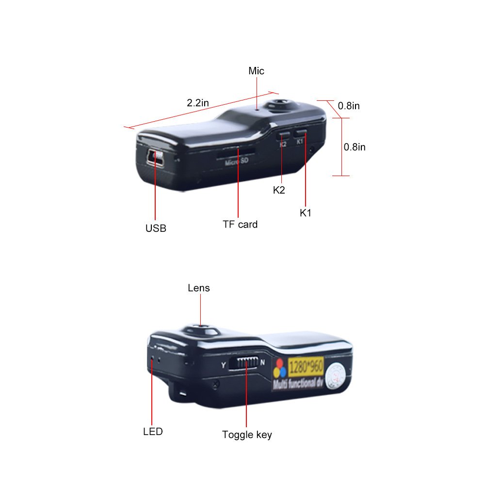 6cf154b2-b04e-48fb-aabd-c1dfdc43da2f.jpg MD80 Digital Camera Eye Fan Camera Aerial Video Recorder Sports Camera DV Wireless - Image 2