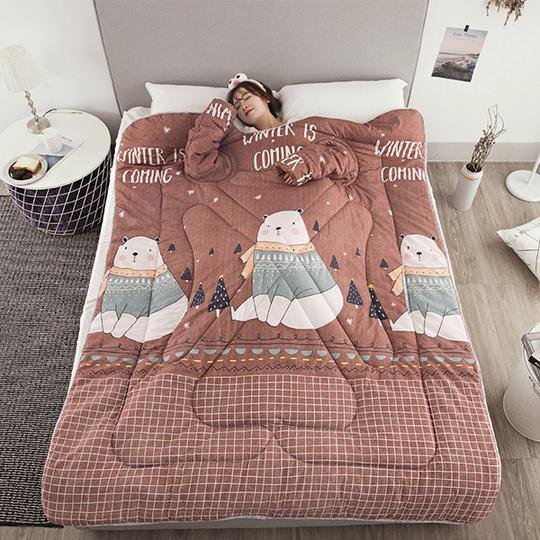 701371012464.jpg Winter Lazy Quilt with Sleeves - Image 2