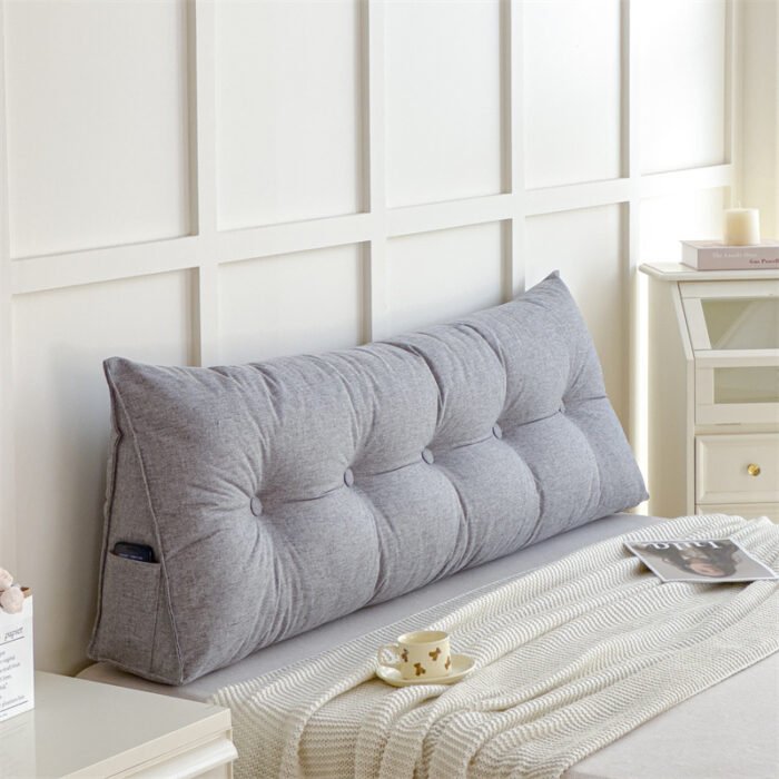 Cotton And Linen Cushion Without Bedside Soft Upholstery - Image 9