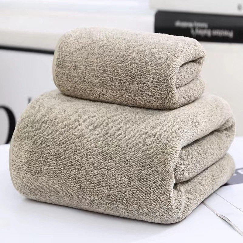 728b9e0b-a4c0-4be6-b739-6d0cb74e8d23.jpg Thick Bamboo Charcoal Fiber Coral Fleece Towels Suit - Image 3