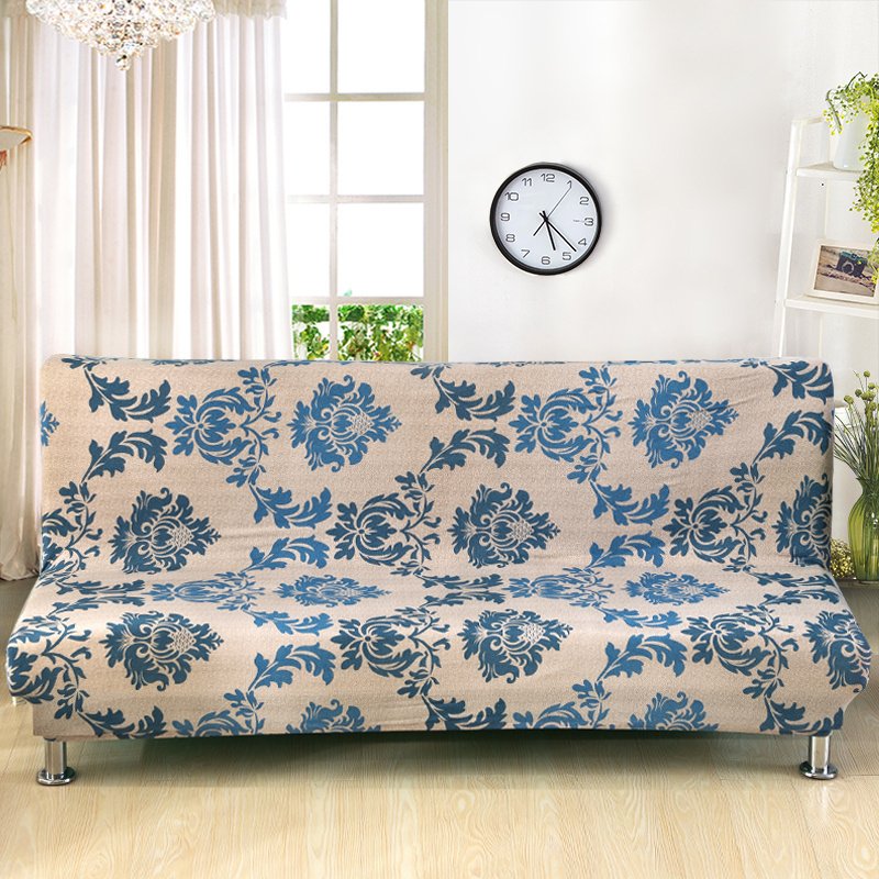 7369373771097.jpg No armrest folding sofa bed cover - Image 1