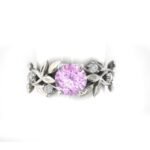 European and American fashion zircon jewelry Princess engagement ring - Image 9