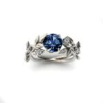 European and American fashion zircon jewelry Princess engagement ring - Image 7