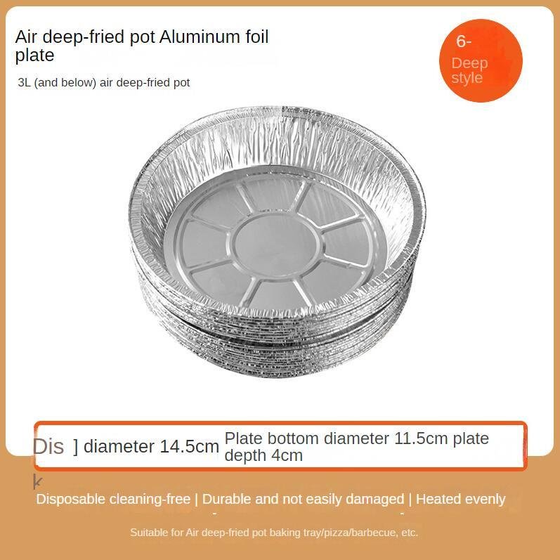 752bd58e-09e8-46b3-8f2c-10275a970cbe.jpg Non-stick Aluminum Foil Liners Air Fryer Disposable Paper Liner Oil-proof Steaming Basket Kitchen Tool BBQ Drip Pan Tray - Image 10