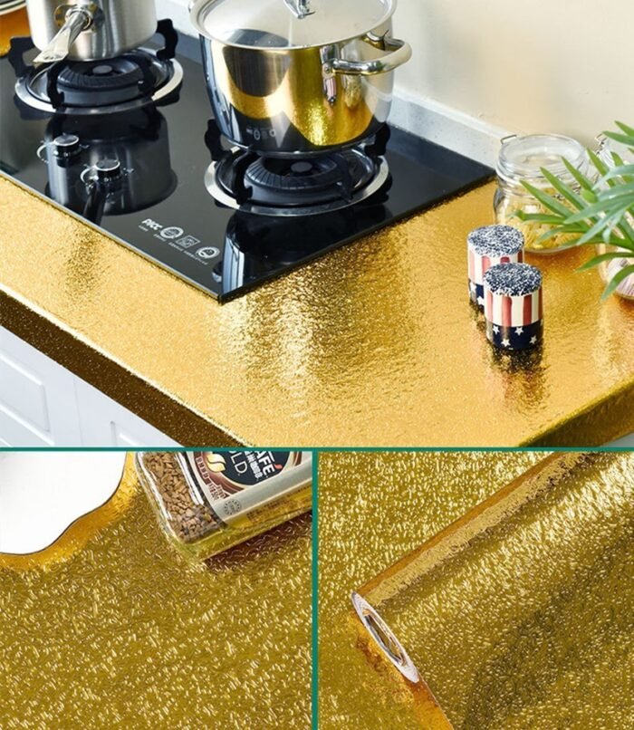 High Temperature Resistant Aluminum Foil Wall Kitchen Sticker - Image 8