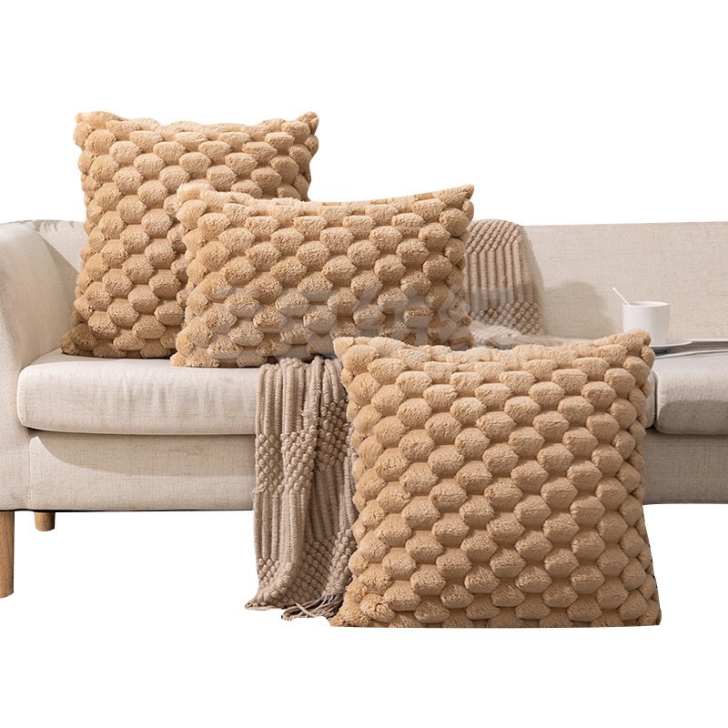 763c48be-faac-4ba5-9afb-b849f063e472.jpg Woven Fleece Solid Color Pillow Waist Rest Pillow Cover - Image 5