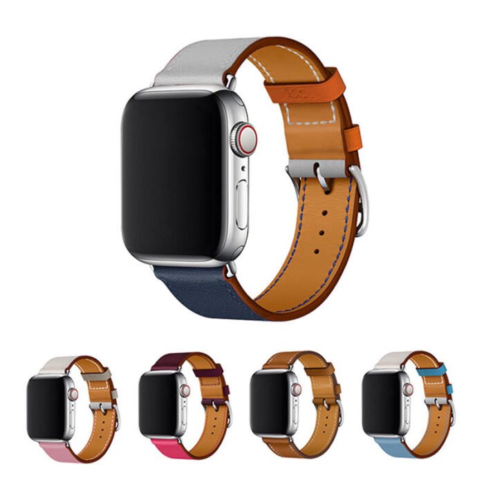 Contrast leather strap - Image 1