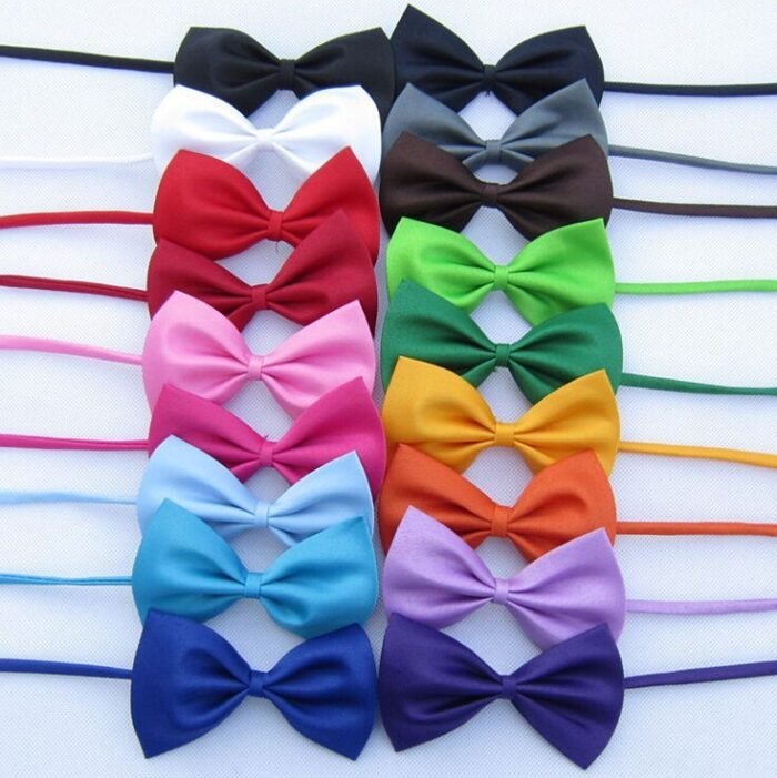 1 piece Adjustable Dog Cat bow tie neck tie pet dog bow tie puppy bows pet bow tie different colors supply - Image 1