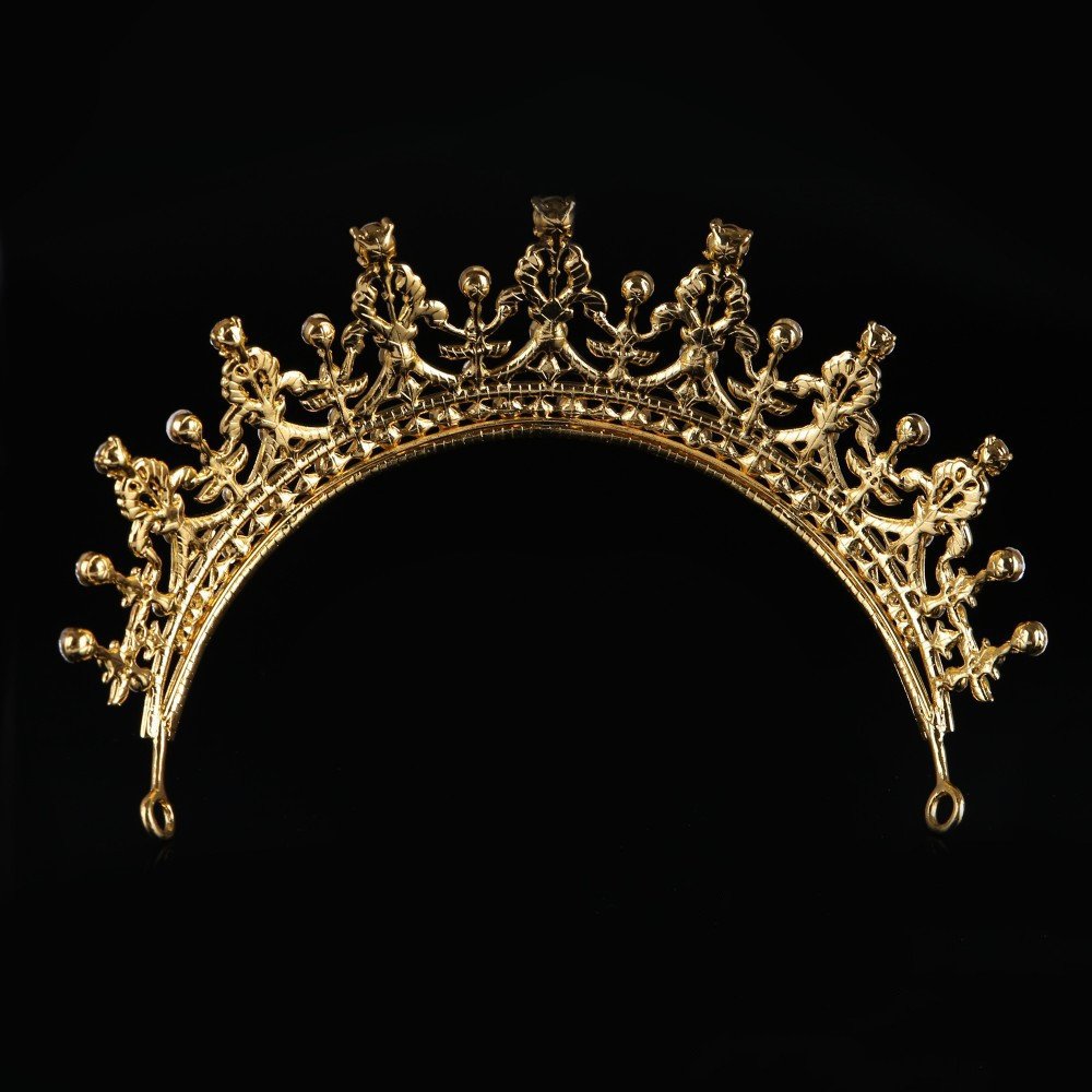 7a14c453-fd00-4b36-bd53-784765e59eaa.jpg Queen Bridal Wedding Crown Headdress - Image 8