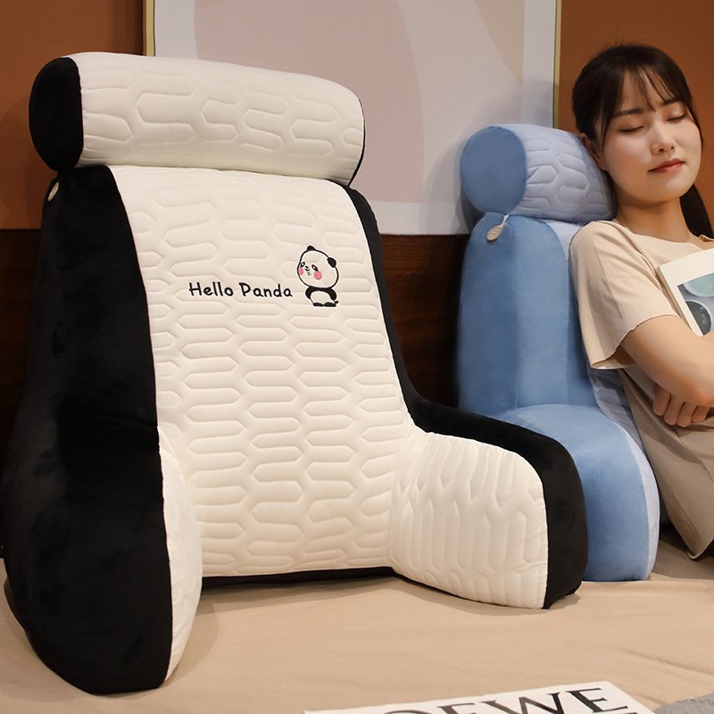 7cf85fe2-1c9a-4858-9e73-6d2a73c2e7fa.jpg Home Cute Printed Latex Ice Silk Waist Pillow - Image 1