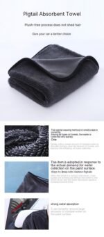 Small Braid Twisting Towel Car Glass Washing Cleaning - Image 6